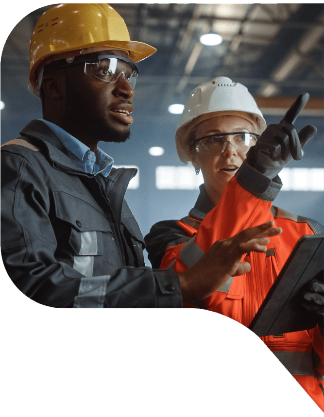 Industry professionals working
